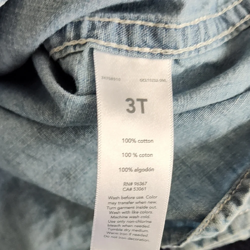 OshKosh B'gosh Light Wash Denim Jacket with Front Pockets